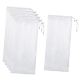 Maxbell 6 Pieces Finch Sock Feeder Easy Cleaning Bird Feeder for Yard Garden Outdoor White