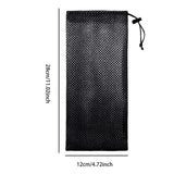 Maxbell 6 Pieces Finch Sock Feeder Easy Cleaning Bird Feeder for Yard Garden Outdoor Black