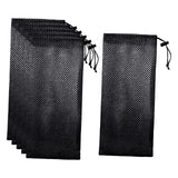 Maxbell 6 Pieces Finch Sock Feeder Easy Cleaning Bird Feeder for Yard Garden Outdoor Black