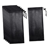 Maxbell 6 Pieces Finch Sock Feeder Easy Cleaning Bird Feeder for Yard Garden Outdoor Black