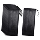 Maxbell 6 Pieces Finch Sock Feeder Easy Cleaning Bird Feeder for Yard Garden Outdoor Black