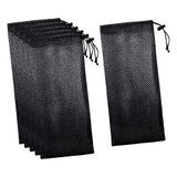 Maxbell 6 Pieces Finch Sock Feeder Easy Cleaning Bird Feeder for Yard Garden Outdoor Black