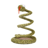 Maxbell Cat Spiral Snake Toy Abilities Play Springs Interactive Toy for Kitten Green Yellow