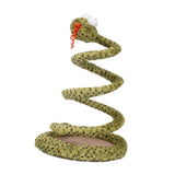 Maxbell Cat Spiral Snake Toy Abilities Play Springs Interactive Toy for Kitten Green Yellow