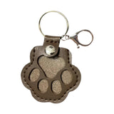 Maxbell Pet Hair Keepsake Keyring Pendant Charm Cute Decorative Dog Cat Fur Memorial Dark Brown