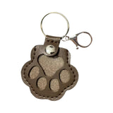 Maxbell Pet Hair Keepsake Keyring Pendant Charm Cute Decorative Dog Cat Fur Memorial Dark Brown