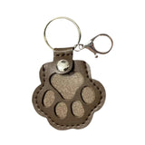 Maxbell Pet Hair Keepsake Keyring Pendant Charm Cute Decorative Dog Cat Fur Memorial Dark Brown