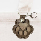 Maxbell Pet Hair Keepsake Keyring Pendant Charm Cute Decorative Dog Cat Fur Memorial Dark Brown