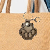Maxbell Pet Hair Keepsake Keyring Pendant Charm Cute Decorative Dog Cat Fur Memorial Dark Brown