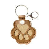 Maxbell Pet Hair Keepsake Keyring Pendant Charm Cute Decorative Dog Cat Fur Memorial Light Brown
