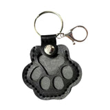 Maxbell Pet Hair Keepsake Keyring Pendant Charm Cute Decorative Dog Cat Fur Memorial Black