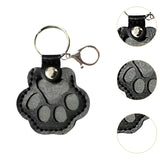 Maxbell Pet Hair Keepsake Keyring Pendant Charm Cute Decorative Dog Cat Fur Memorial Black