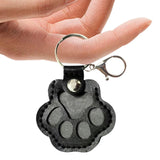 Maxbell Pet Hair Keepsake Keyring Pendant Charm Cute Decorative Dog Cat Fur Memorial Black