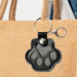 Maxbell Pet Hair Keepsake Keyring Pendant Charm Cute Decorative Dog Cat Fur Memorial Black