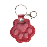 Maxbell Pet Hair Keepsake Keyring Pendant Charm Cute Decorative Dog Cat Fur Memorial Red