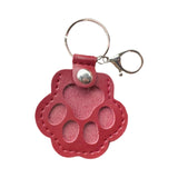 Maxbell Pet Hair Keepsake Keyring Pendant Charm Cute Decorative Dog Cat Fur Memorial Red
