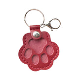 Maxbell Pet Hair Keepsake Keyring Pendant Charm Cute Decorative Dog Cat Fur Memorial Red
