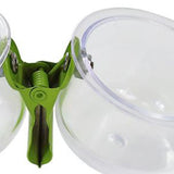 Maxbell Bird Feeding Cups with Clip Food Water Bowls for Cockatiels Macaws Lovebirds