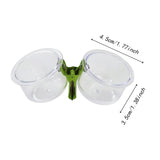 Maxbell Bird Feeding Cups with Clip Food Water Bowls for Cockatiels Macaws Lovebirds