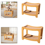 Maxbell Cat Scratching Board Bunk Bed Lounge Accessory Multifunctional Pet Furniture Size L