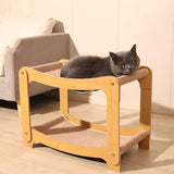 Maxbell Cat Scratching Board Bunk Bed Lounge Accessory Multifunctional Pet Furniture Size XL