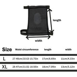 Maxbell Female Dog Diaper Comfortable Sturdy Doggy Diaper Breathable Briefs Reusable black XL