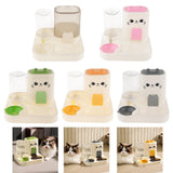 Maxbell Automatic Pet Feeder Multifunction Pet Feeding Bowl for Cat Small Dogs Bunny Clear