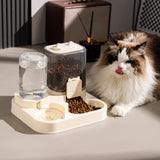 Maxbell Automatic Pet Feeder Multifunction Pet Feeding Bowl for Cat Small Dogs Bunny Clear
