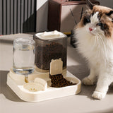 Maxbell Automatic Pet Feeder Multifunction Pet Feeding Bowl for Cat Small Dogs Bunny Clear