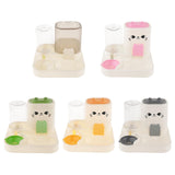 Maxbell Automatic Pet Feeder Multifunction Pet Feeding Bowl for Cat Small Dogs Bunny Clear