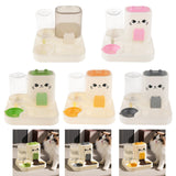 Maxbell Automatic Pet Feeder Multifunction Pet Feeding Bowl for Cat Small Dogs Bunny Clear