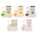 Maxbell Automatic Pet Feeder Multifunction Pet Feeding Bowl for Cat Small Dogs Bunny Clear