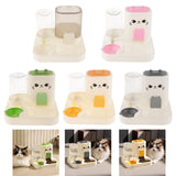 Maxbell Automatic Pet Feeder Multifunction Pet Feeding Bowl for Cat Small Dogs Bunny Clear