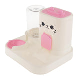 Maxbell Automatic Pet Feeder Multifunction Pet Feeding Bowl for Cat Small Dogs Bunny Pink