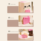 Maxbell Automatic Pet Feeder Multifunction Pet Feeding Bowl for Cat Small Dogs Bunny Pink