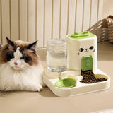 Maxbell Automatic Pet Feeder Multifunction Pet Feeding Bowl for Cat Small Dogs Bunny Green