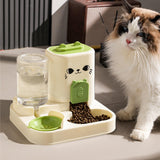 Maxbell Automatic Pet Feeder Multifunction Pet Feeding Bowl for Cat Small Dogs Bunny Green
