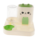 Maxbell Automatic Pet Feeder Multifunction Pet Feeding Bowl for Cat Small Dogs Bunny Green