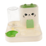 Maxbell Automatic Pet Feeder Multifunction Pet Feeding Bowl for Cat Small Dogs Bunny Green