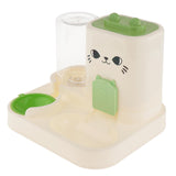 Maxbell Automatic Pet Feeder Multifunction Pet Feeding Bowl for Cat Small Dogs Bunny Green
