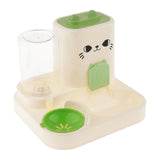 Maxbell Automatic Pet Feeder Multifunction Pet Feeding Bowl for Cat Small Dogs Bunny Green