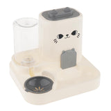 Maxbell Automatic Pet Feeder Multifunction Pet Feeding Bowl for Cat Small Dogs Bunny Gray