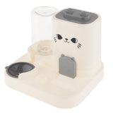 Maxbell Automatic Pet Feeder Multifunction Pet Feeding Bowl for Cat Small Dogs Bunny Gray