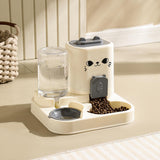Maxbell Automatic Pet Feeder Multifunction Pet Feeding Bowl for Cat Small Dogs Bunny Gray