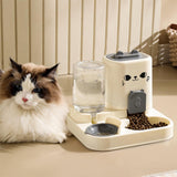 Maxbell Automatic Pet Feeder Multifunction Pet Feeding Bowl for Cat Small Dogs Bunny Gray