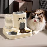 Maxbell Automatic Pet Feeder Multifunction Pet Feeding Bowl for Cat Small Dogs Bunny Gray