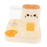 Maxbell Automatic Pet Feeder Multifunction Pet Feeding Bowl for Cat Small Dogs Bunny Yellow
