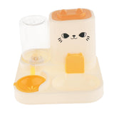 Maxbell Automatic Pet Feeder Multifunction Pet Feeding Bowl for Cat Small Dogs Bunny Yellow
