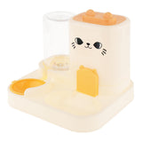 Maxbell Automatic Pet Feeder Multifunction Pet Feeding Bowl for Cat Small Dogs Bunny Yellow