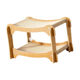 Maxbell Cat Scratcher Bed Double Layer Stable Wear Resistant Durability Sleeping Bed